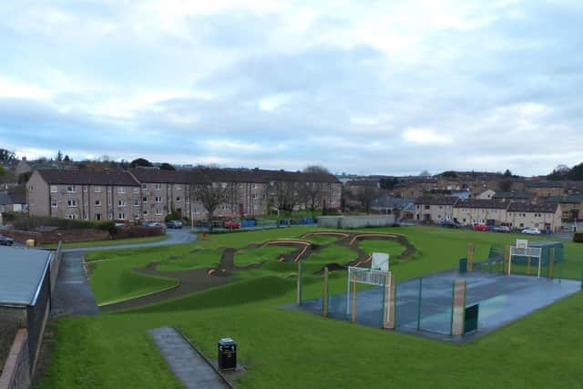 The proposed pump track in Kennoway