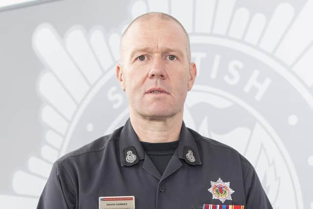 David Farries, assistant chief officer with responsibility for service delivery at Scottish Fire & Rescue Service