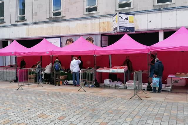 This Friday's Artisan Market will take place indoors in the Mercat Shopping Centre rather than on the High Street as Storm Babet hits the country.