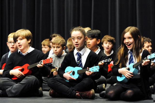 At Fife Festival of Music are pupils from St Agatha's (Pic: Fife Photo Agency)