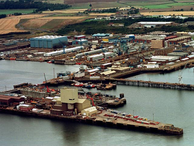 Rosyth Dockyard.
