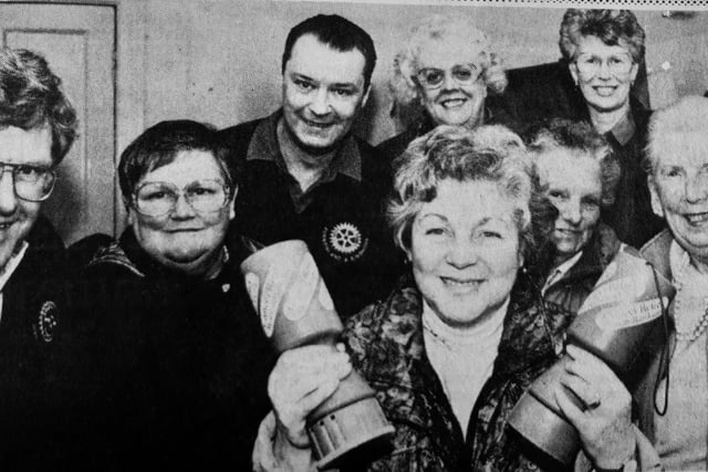 A Burntisland charity shop shattered its fundraising target in April 1994.
Burntisland and Kinghorn Rotary Club and the Fife MacMillan Project hoped to raise around £2000 during a two-week initiative, but the money poured in and they generated some £6000.