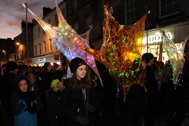 The lantern parade will take place this Saturday afternoon. Pic: Fife Photo Agency.