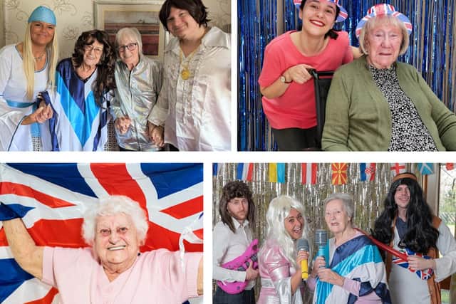 Residents and staff get into the Eurovision spirit