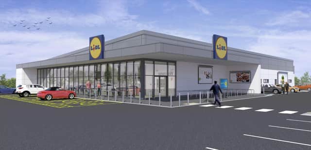 The new Lidl has been approved.