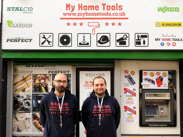 Owners of My Home Tools, Wojciech Krawczyk and  Maciej Wrobel. Pic:Fife Photo Agency.