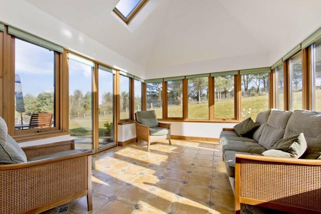 The large south-facing conservatory is off the lounge and has external access and uninterrupted garden views.