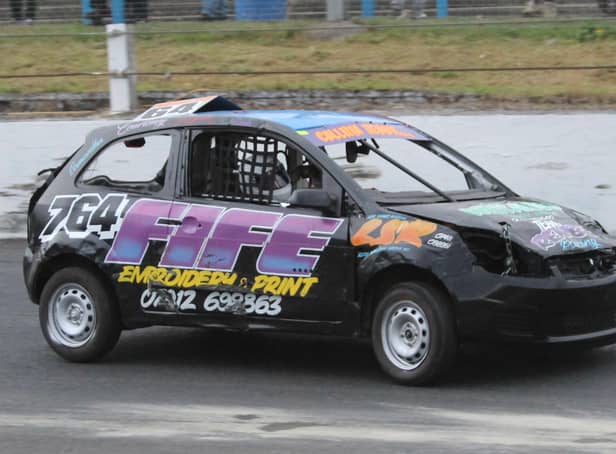 Glenrothes driver Callum Rennie was one of the Fife racers in action