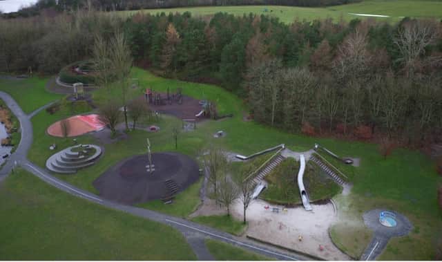 The playpark at Lochore Meadows has been marked for a future upgrade.