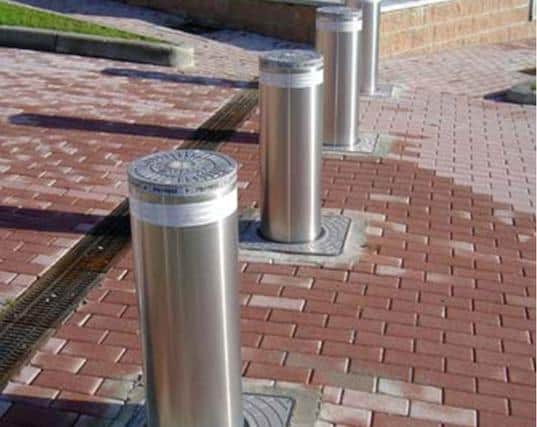 Bollards like these could be used to keep traffic out of the town's pedestrianised zone