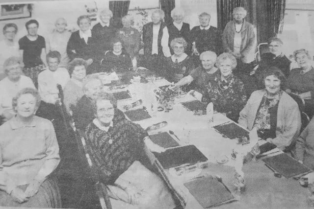 The Women's Guild at Christ’s Kirk On The Green in Leslie met for its 99th, and final, Christmas dinner in 1996.
With the imminent closure of the kirk, the group decided to wind down.
Nan Dickson, president for the past eight years, said: “Some members are third generation. We have had the threat of closure hanging over us for some time, and we are all very sad it has come to an end.”