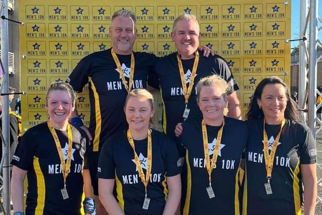 Kirkcaldy Wizards who completed the Men's 10k at Murrayfiel