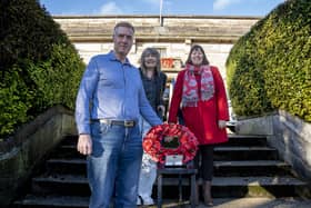 The Veterans Here & Now project - Bill Mason, Cath Ruane and Lisa May Young (Pic: Submitted)