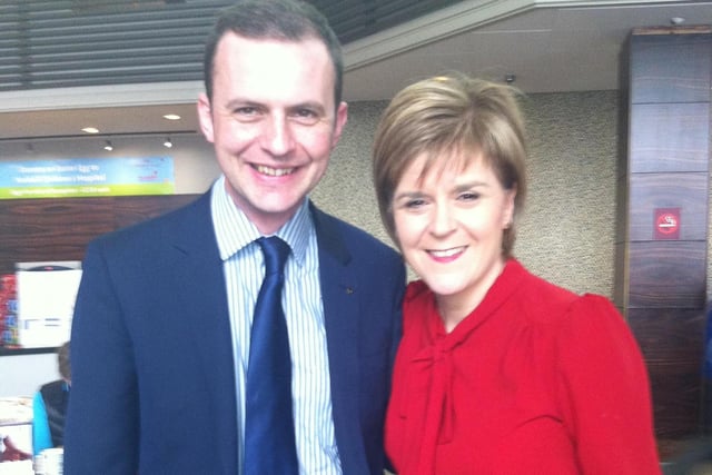 The First Minister with Stephen Gethins,  former MP for St Andrews.
