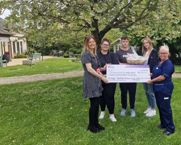 Students at Fife College raised more than £600 for the Victoria Hospice, Kirkcaldy (Pic: Fife College)