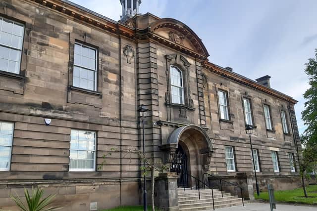 The case called at Kirkcaldy Sheriff Court