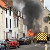 Firefighters at the scene (Pic: Fife Jammer)