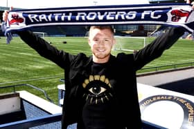New signing Callum Smith is paraded at Stark's Park (Pic by Tony Fimister)
