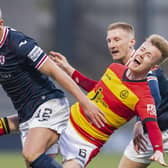 Kyle Turner pictured playing for Partick in a 2-2 league draw against Raith at Stark's Park last season (Pic Roddy Scott/SNS Group)