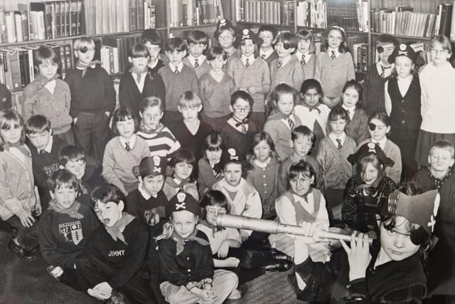 Argh, there be pirates! Sporting eye patches are the pupils from this Glenrothes school back in 2004. Sadly, we don;t know which school it is. The picture was taken by a Glenrothes Gazette staff photographer.