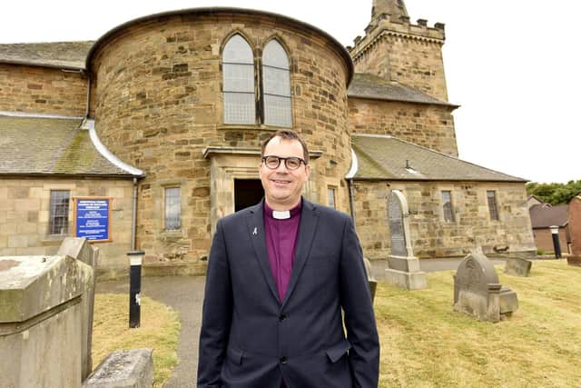 Rev Justin Taylor, minister of Abbotshall Parish Church and  interim moderator of St Bryce Kirk. Pic: Fife Photo Agency