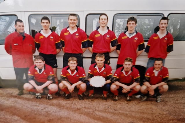 Glenrothes Rugby Club's youth team from 2004