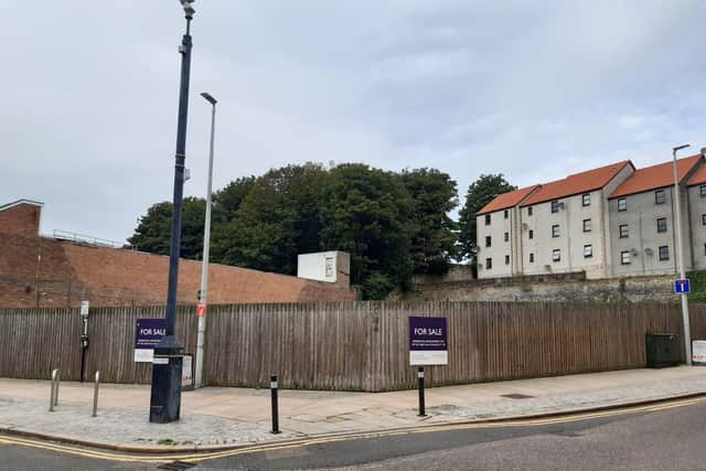 The gap site on High Street, Kirkcaldy, where the Co-Op used to sit - is to be turned into housing.