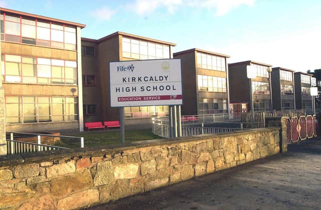Kirkcaldy High School will be closed to S1 and S2 pupils tomorrow (Thursday) and Friday.