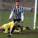 Lewis Sawers netted five times in St Andrews United's latest win (Library pic by Steve Cox)