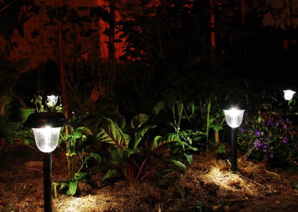 What are your plans for garden lighting? Photo: PA Photo/thinkstockphotos