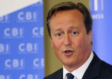 PM David Cameron fears the break-up of the union