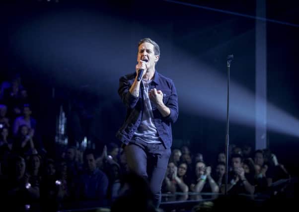 Stevie McCrorie performing at 'The Voice' final. Credit: BBC Pictures/Wall to Wall