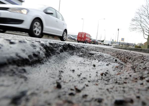 Potholes on our roads are an expensive problem. Pic: Michael Gillen