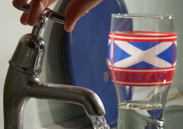 Part of Scotland's water service has been privatised.