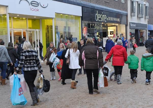 Kirkcaldy town centre benefited from the bridge closure