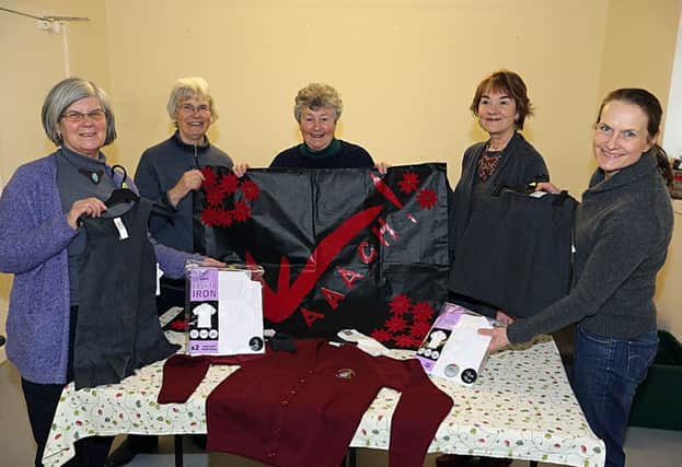 From left - Aimee Chalmers, Jean Kemp, Anne White, Anne Glen and Polly Murray.