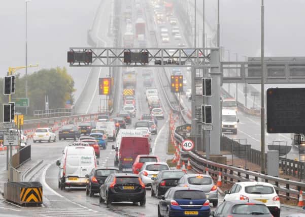 Storm Henry could mean another full closure of the Forth Road Bridge. Picture: Ian Rutherford
