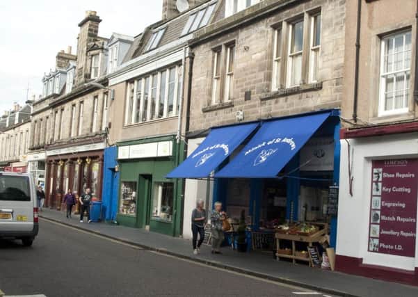 Businesses like these in Bell Street could benefit from the St Andrews BID