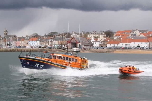 Both boats were launched from Anstruther.  Pic: Anstruther Lifeboat.
