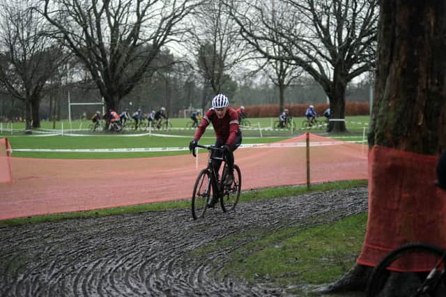 Beveridge Park hosting the cycling competition. Pic by George McLuskie