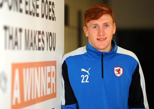 Raith Rovers defender David Bates, who has signed a new contract, pictured at Michael Woods Sports Centre, Glenrothes - Credit - Walter Neilson -