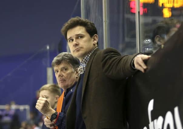 Todd Dutiaume, Fife Flyers head coach. Pic: Steve Gunn