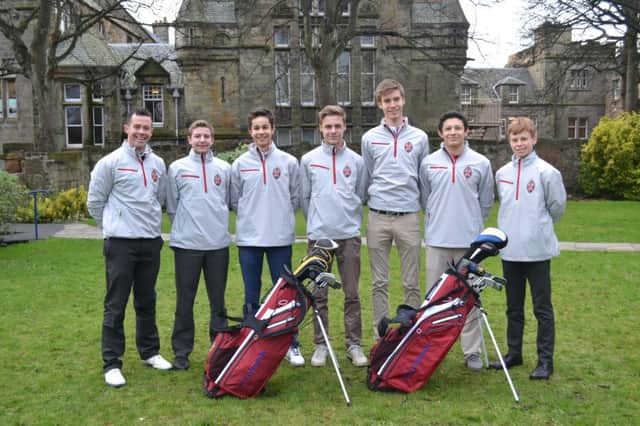 Selected Tour Players from St Leonards Elite Golf Programme (left to right): Fintan Bonner (Director of Golf), Paul Fiedler, Pol Berge, Mihail Martynov, Jan Friebe, Miguel Reider and Ben Caton.