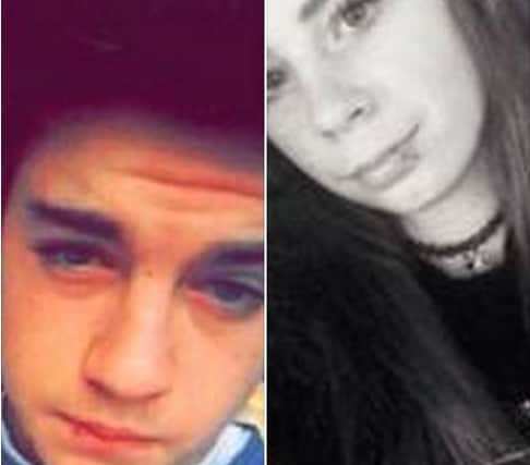 Missing Fife teens Liam Elston and Julia Harvey, last seen in Kirkcaldy on Feb 15.