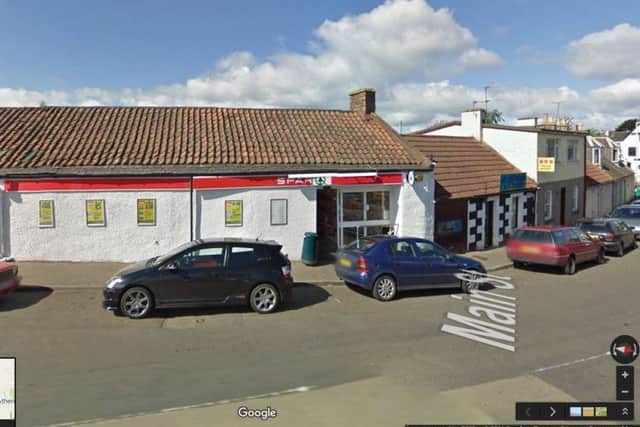The incident took place at the Spar shop on Main Street, Leuchars. Image courtesy of GoogleMaps.