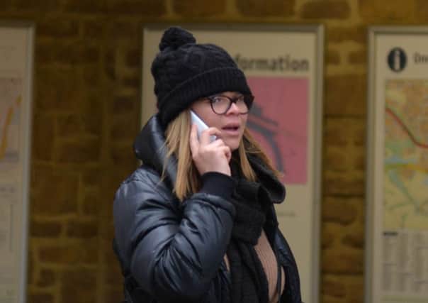 Ana Calder in Kirkcaldy following the decision today (Wednesday). Pictures by George McLuskie.
