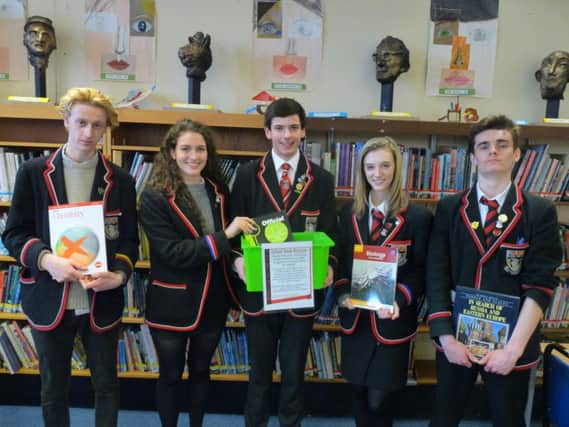 Pupils at Waid Academy are asking for old books to be returned