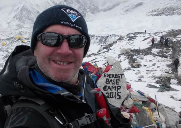 James Grieve, who grew up in Kennoway and is now living in Kinross, was caught on Mount Everest when the Nepal Earthquake struck.