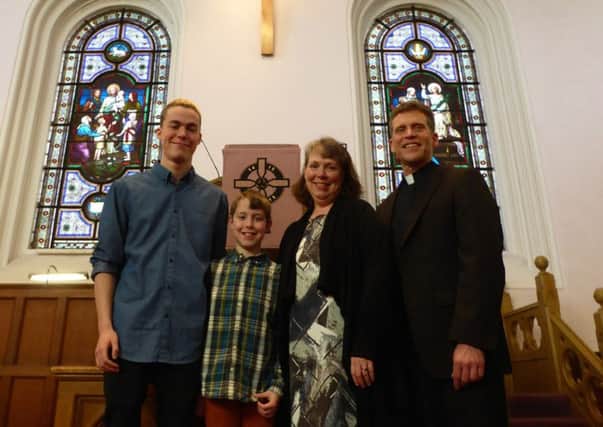 Rev Jeff Martin and his family