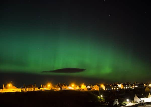 This picture of the lights over Pittenweem was taken by Dave Thomson